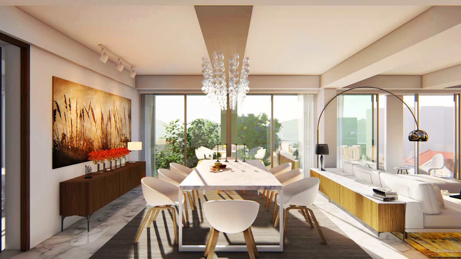 Modern Dining at Green Bluff